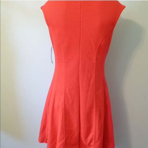 INC Red Zip Up Fit & Flare Dress Women’s Size S - Picture 3 of 7